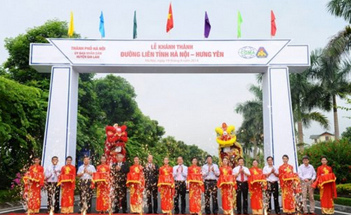 khánh thành đường Liên tỉnh Hà Nội – Hưng Yên